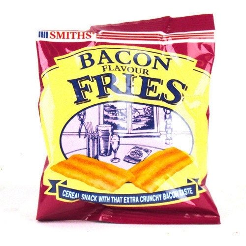 Smith's Bacon Fries, Snack mit Geschmack von frischem Speck