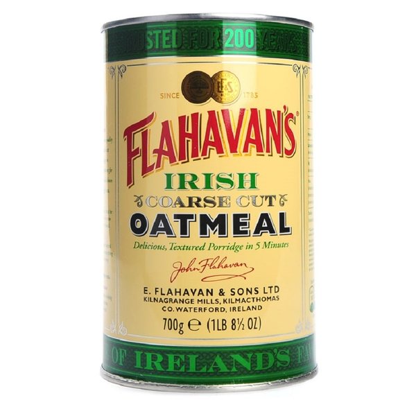 Flahavans Coarse Cut Oatmeal, 700g in Blechdose