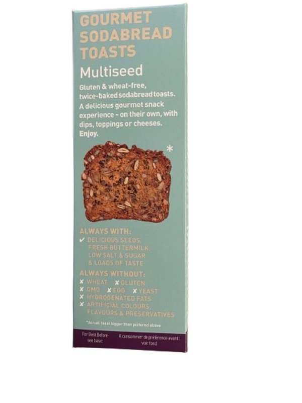 Multi-Seed Soda Bread Toasts